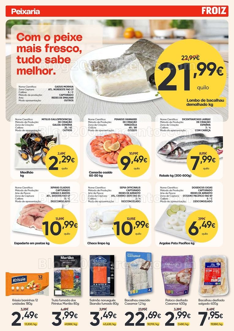 Antevisão Folheto FROIZ Promoções de 15 outubro a 3 novembro