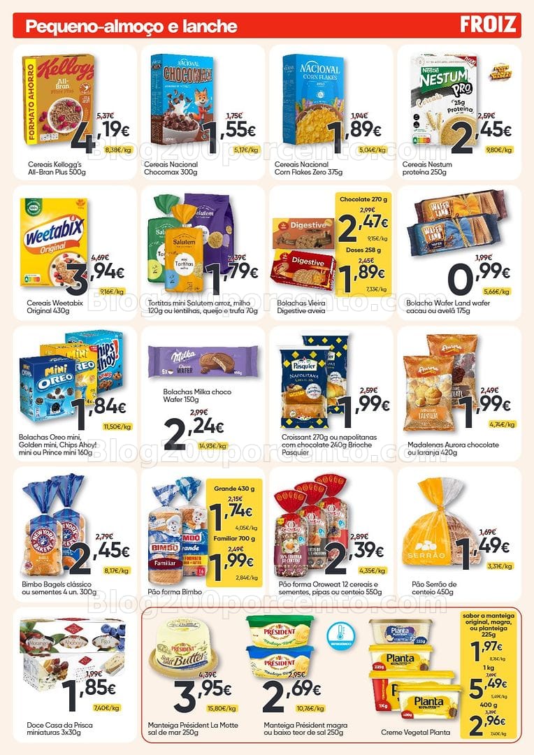 Antevisão Folheto FROIZ Promoções de 1 a 14 outubro