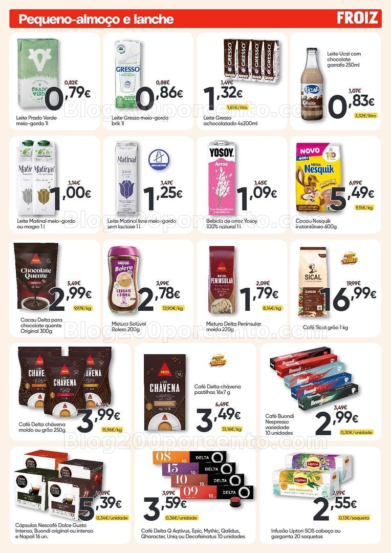 Antevisão Folheto FROIZ Promoções de 1 a 14 outubro