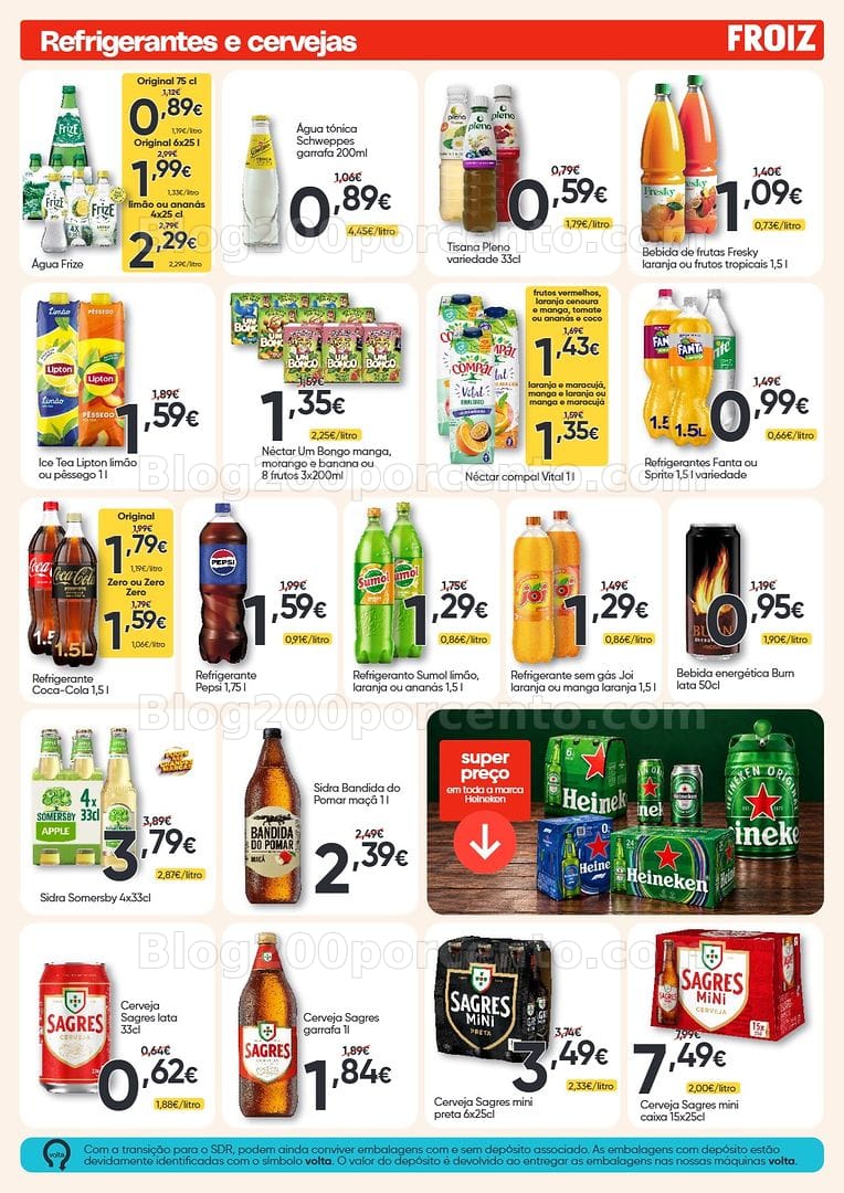 Antevisão Folheto FROIZ Promoções de 1 a 14 outubro
