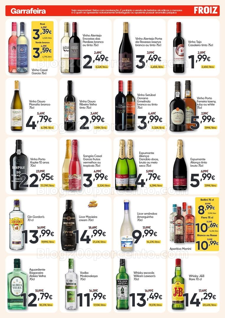 Antevisão Folheto FROIZ Promoções de 1 a 14 outubro