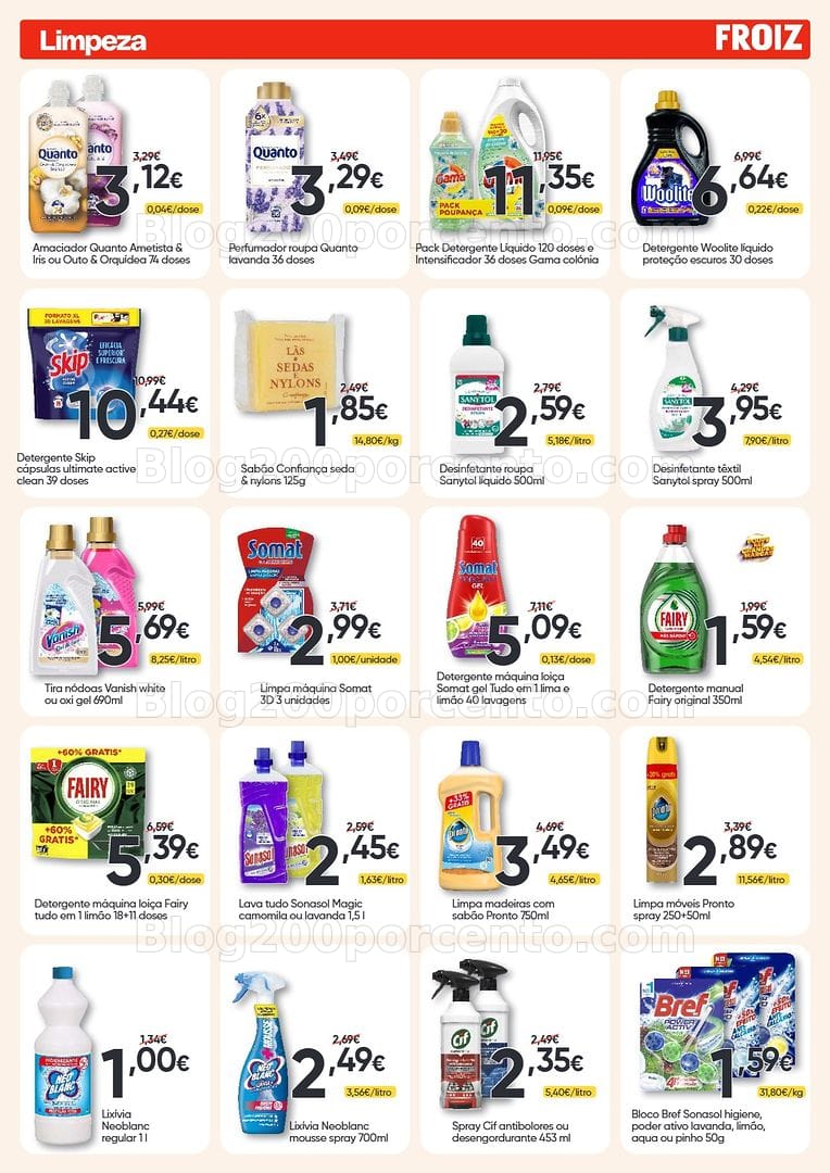 Antevisão Folheto FROIZ Promoções de 1 a 14 outubro