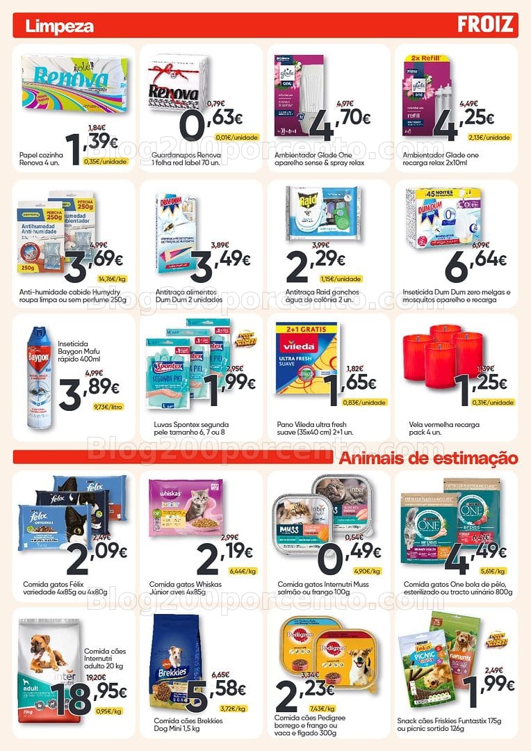 Antevisão Folheto FROIZ Promoções de 1 a 14 outubro