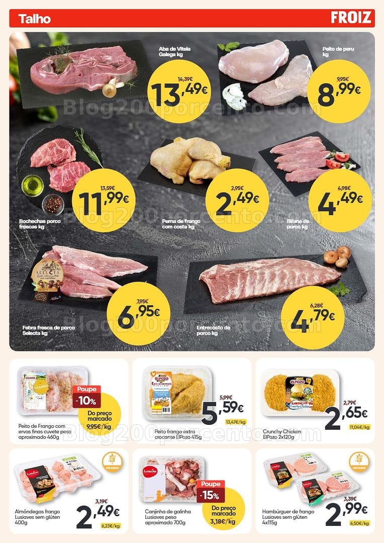 Antevisão Folheto FROIZ Promoções de 1 a 14 outubro