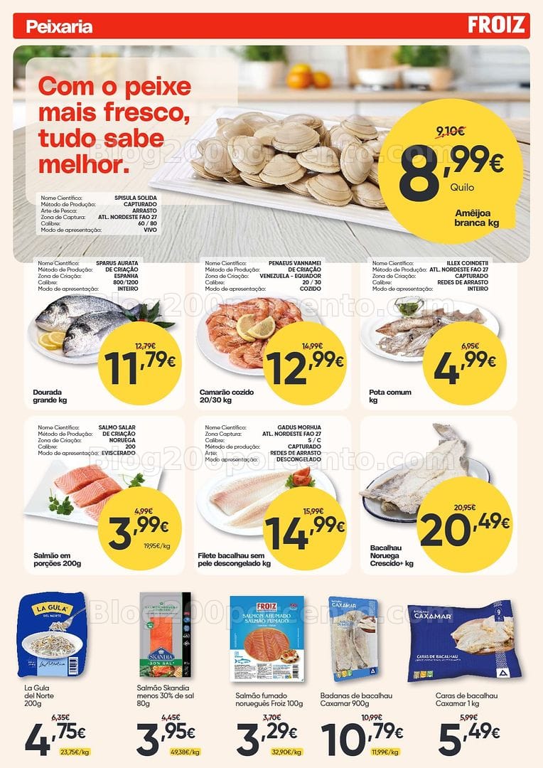 Antevisão Folheto FROIZ Promoções de 1 a 14 outubro