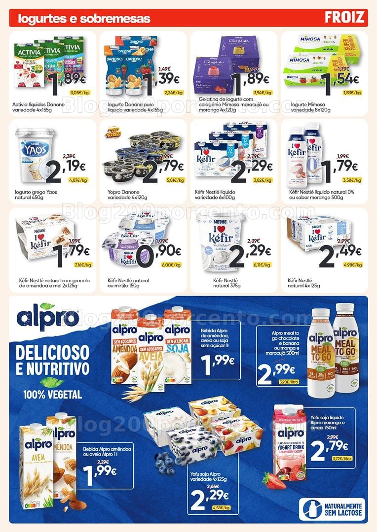 Antevisão Folheto FROIZ Promoções de 1 a 14 outubro
