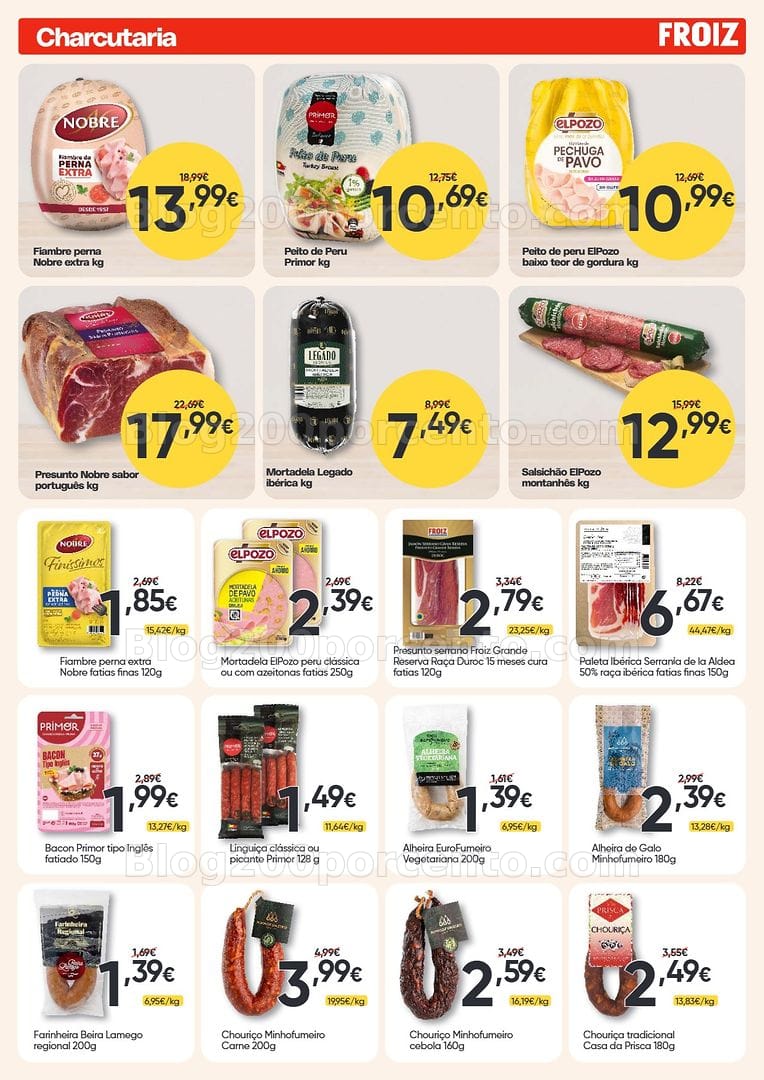 Antevisão Folheto FROIZ Promoções de 1 a 14 outubro