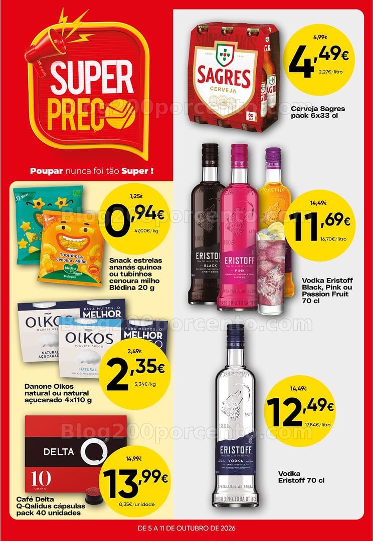 Antevisão Folheto FROIZ Promoções de 5 a 11 outubro