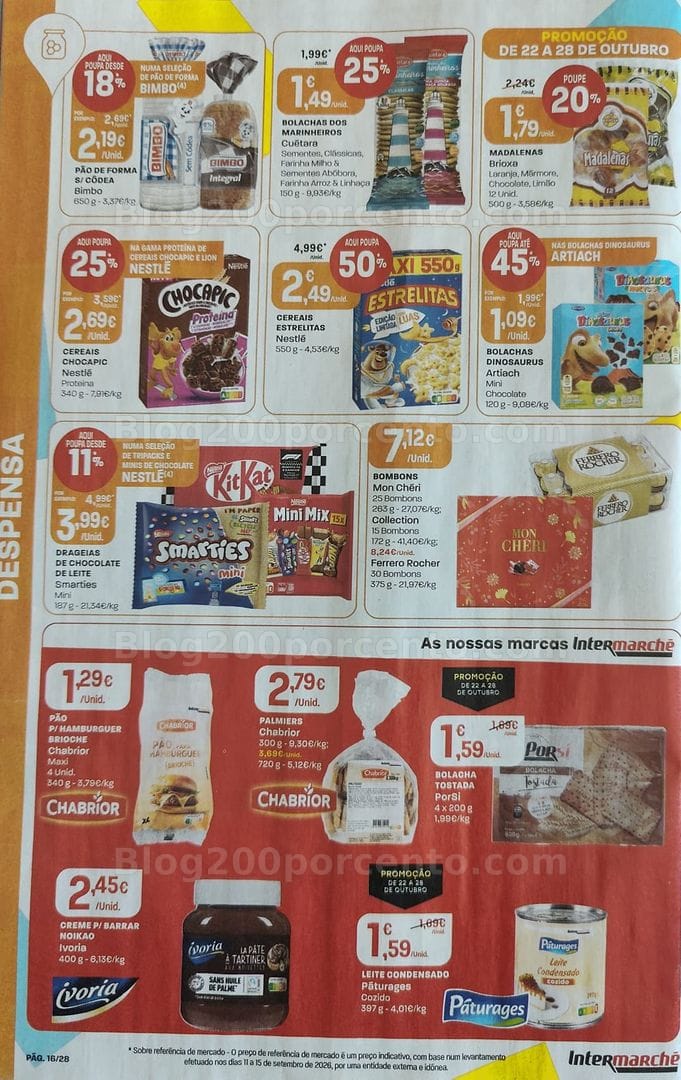 Antevisão Folheto INTERMARCHÉ Aniversário Promoções de 22 a 28 outubro