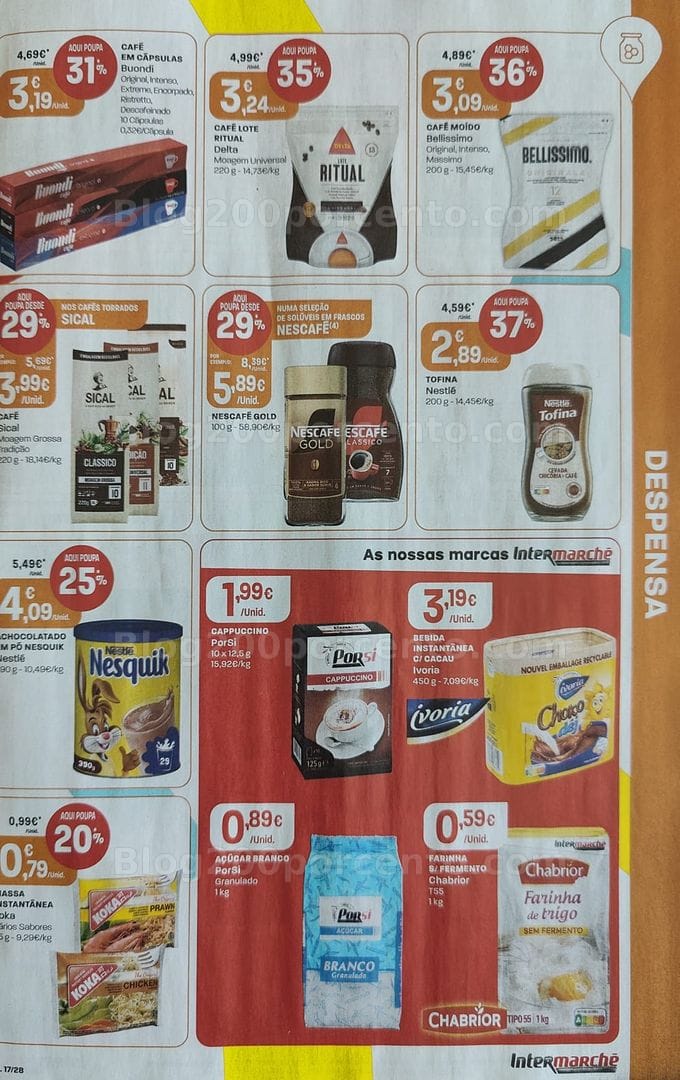 Antevisão Folheto INTERMARCHÉ Aniversário Promoções de 22 a 28 outubro