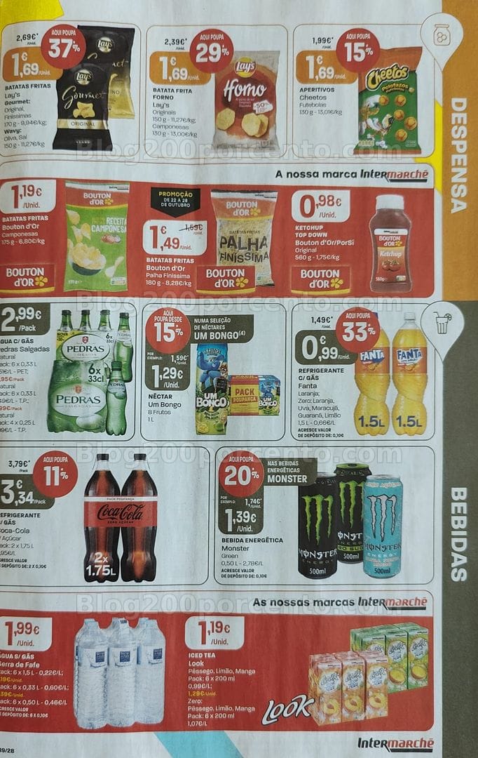 Antevisão Folheto INTERMARCHÉ Aniversário Promoções de 22 a 28 outubro
