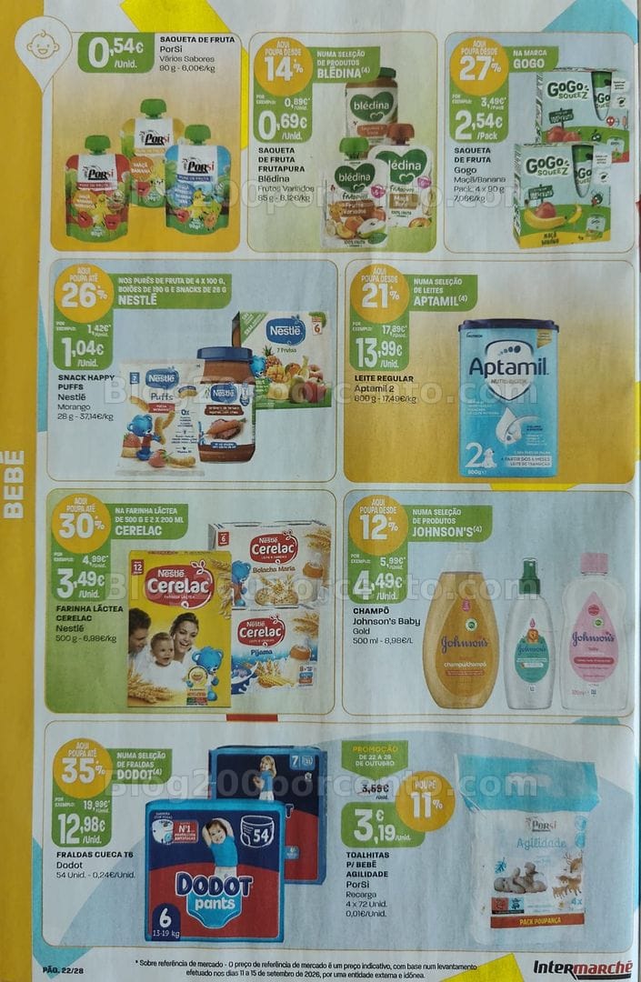 Antevisão Folheto INTERMARCHÉ Aniversário Promoções de 22 a 28 outubro