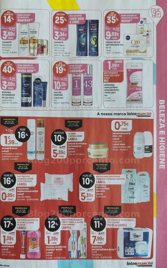Antevisão Folheto INTERMARCHÉ Aniversário Promoções de 22 a 28 outubro