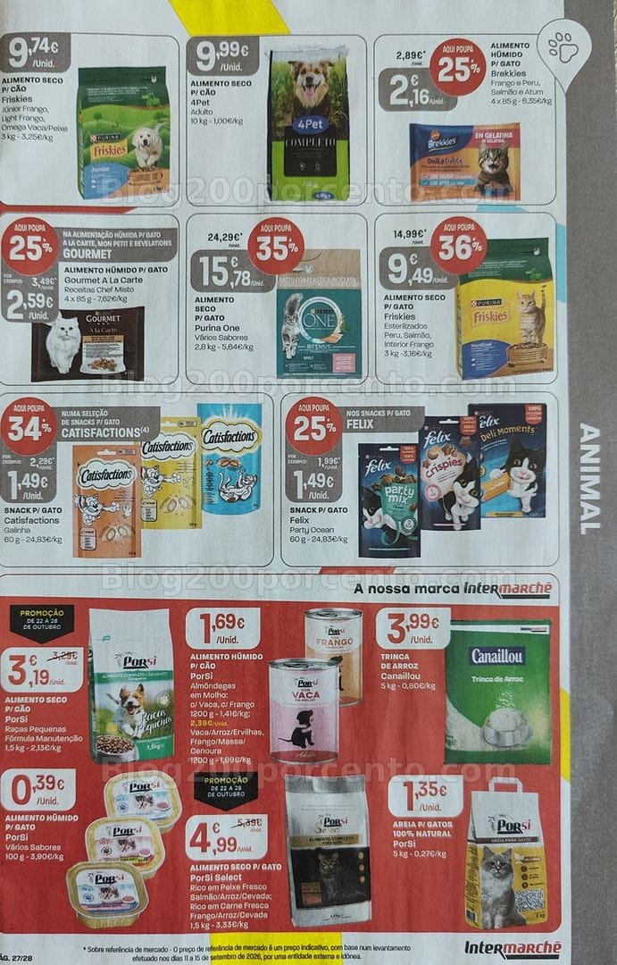 Antevisão Folheto INTERMARCHÉ Aniversário Promoções de 22 a 28 outubro