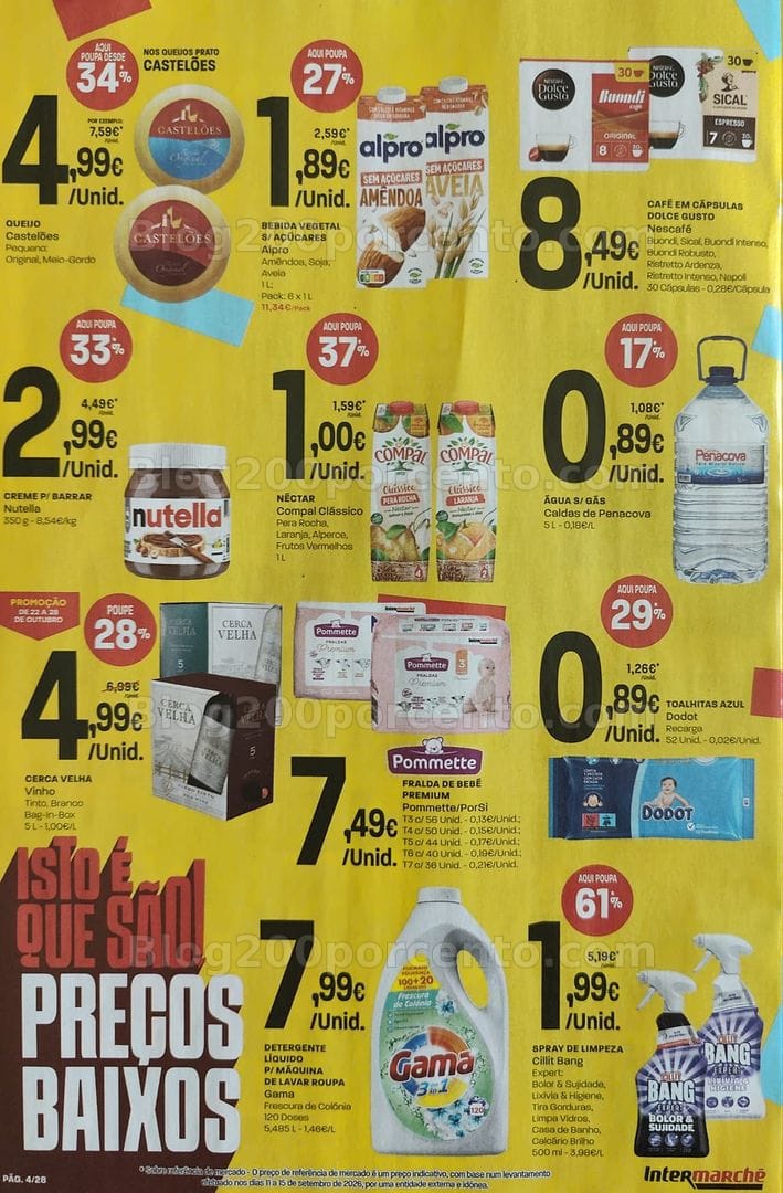Antevisão Folheto INTERMARCHÉ Aniversário Promoções de 22 a 28 outubro