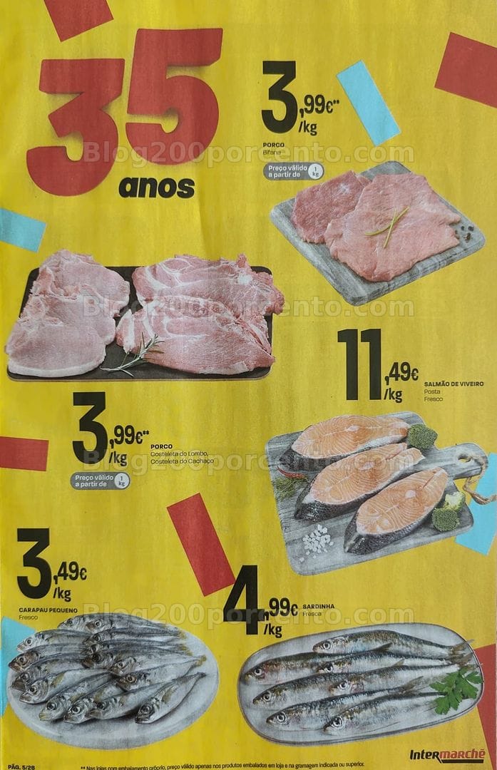 Antevisão Folheto INTERMARCHÉ Aniversário Promoções de 22 a 28 outubro