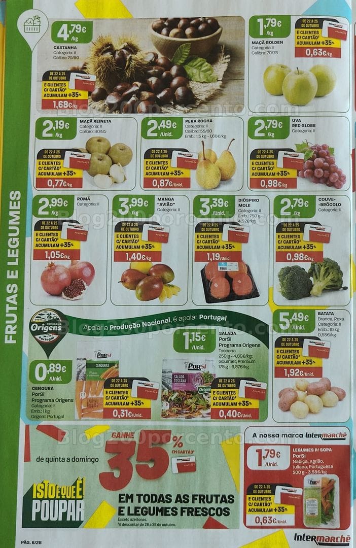 Antevisão Folheto INTERMARCHÉ Aniversário Promoções de 22 a 28 outubro