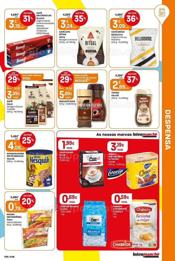 Antevisão Folheto INTERMARCHÉ Contact Promoções de 22 a 28 outubro