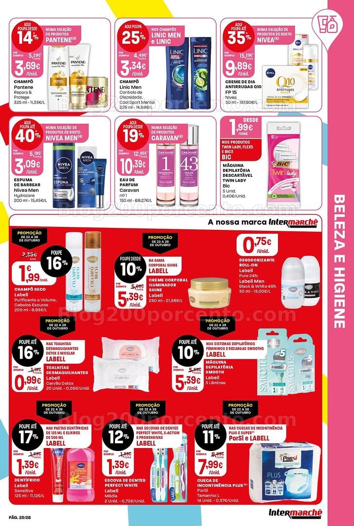 Antevisão Folheto INTERMARCHÉ Contact Promoções de 22 a 28 outubro