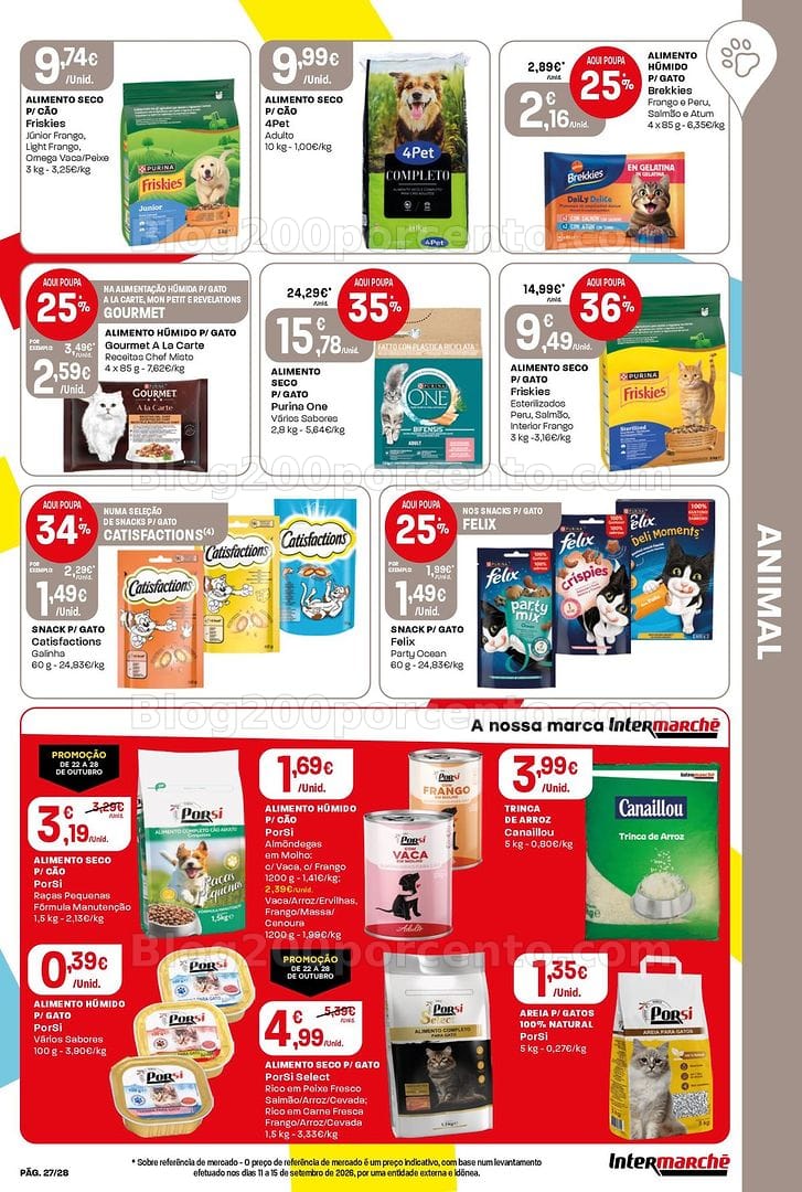 Antevisão Folheto INTERMARCHÉ Contact Promoções de 22 a 28 outubro