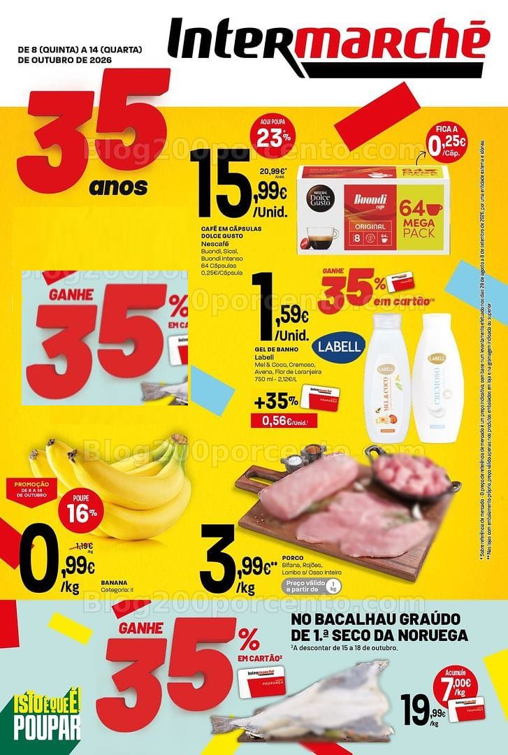 Antevisão Folheto INTERMARCHÉ Contact Promoções de 8 a 14 outubro