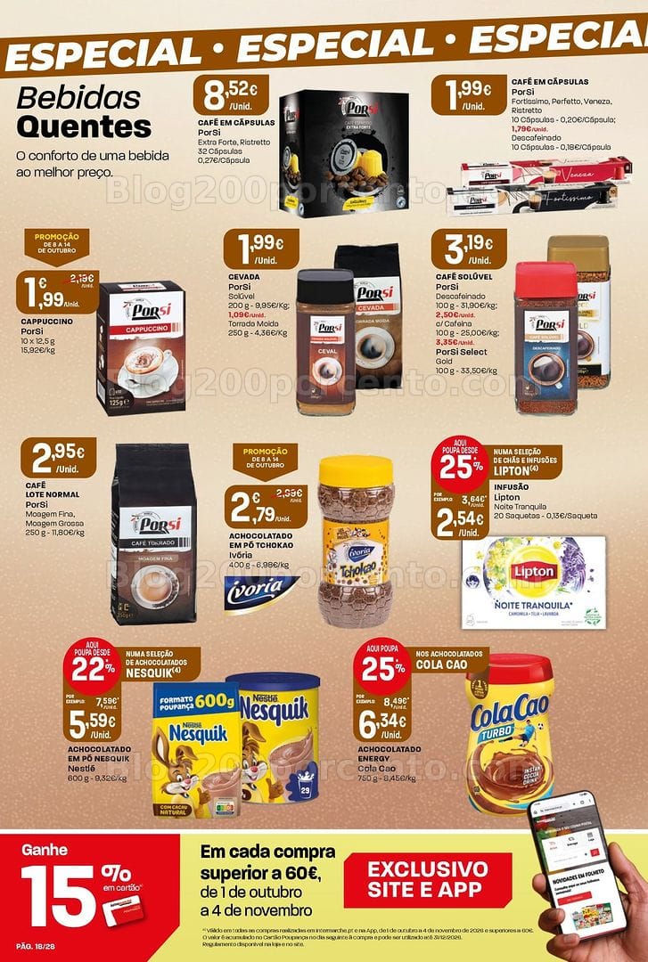 Antevisão Folheto INTERMARCHÉ Contact Promoções de 8 a 14 outubro