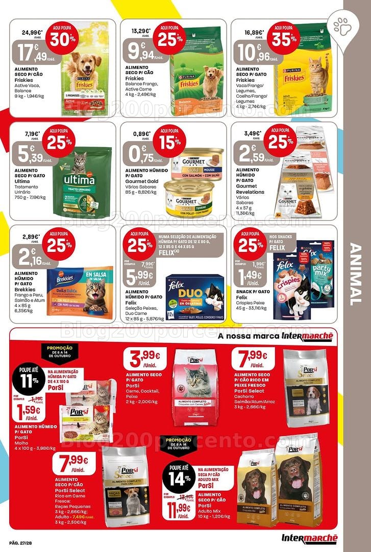 Antevisão Folheto INTERMARCHÉ Contact Promoções de 8 a 14 outubro