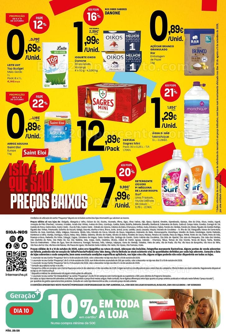 Antevisão Folheto INTERMARCHÉ Contact Promoções de 8 a 14 outubro