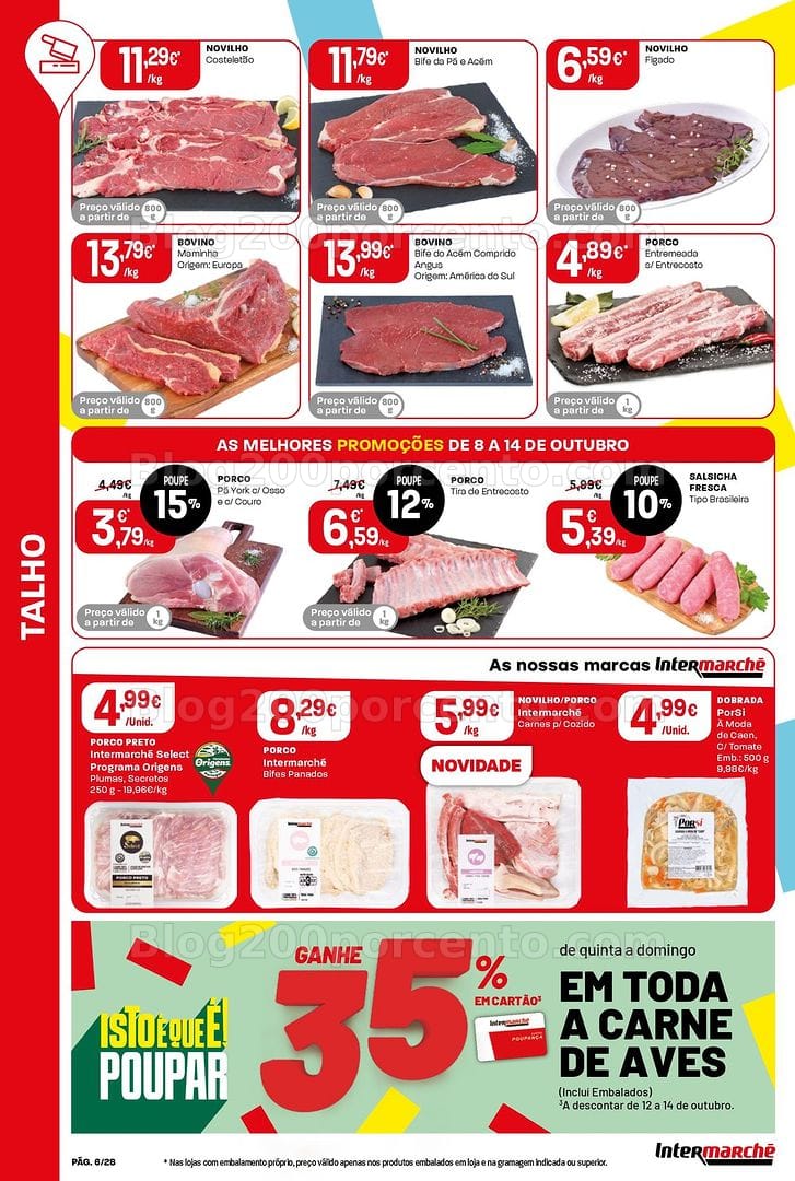 Antevisão Folheto INTERMARCHÉ Contact Promoções de 8 a 14 outubro