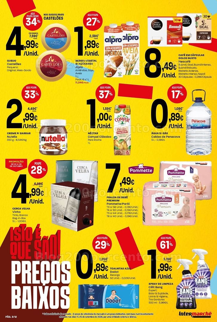 Antevisão Folheto INTERMARCHÉ Mini Promoções de 22 a 28 outubro
