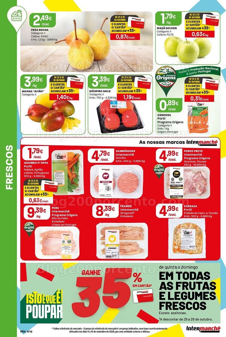 Antevisão Folheto INTERMARCHÉ Mini Promoções de 22 a 28 outubro
