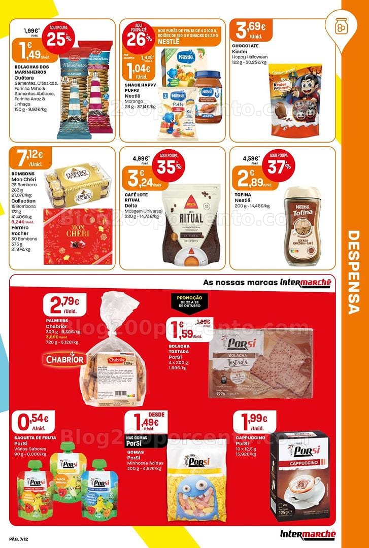 Antevisão Folheto INTERMARCHÉ Mini Promoções de 22 a 28 outubro