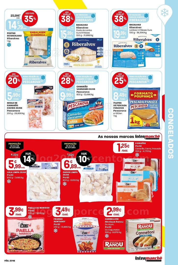 Antevisão Folheto INTERMARCHÉ Super Promoções de 22 a 28 outubro