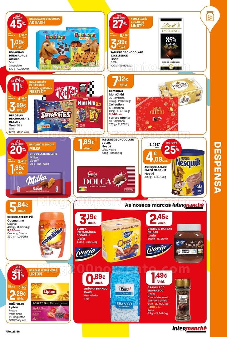 Antevisão Folheto INTERMARCHÉ Super Promoções de 22 a 28 outubro