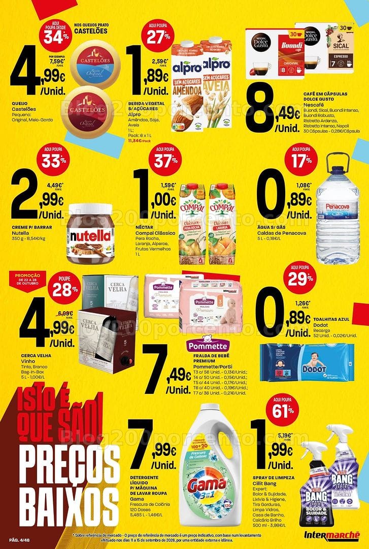 Antevisão Folheto INTERMARCHÉ Super Promoções de 22 a 28 outubro
