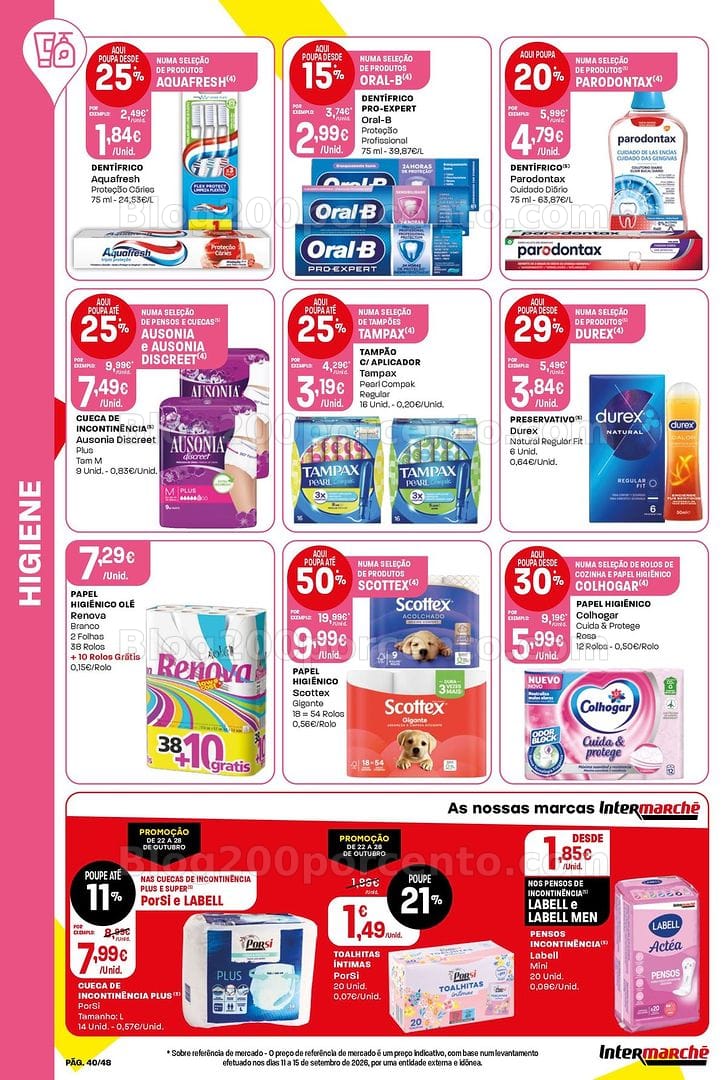 Antevisão Folheto INTERMARCHÉ Super Promoções de 22 a 28 outubro