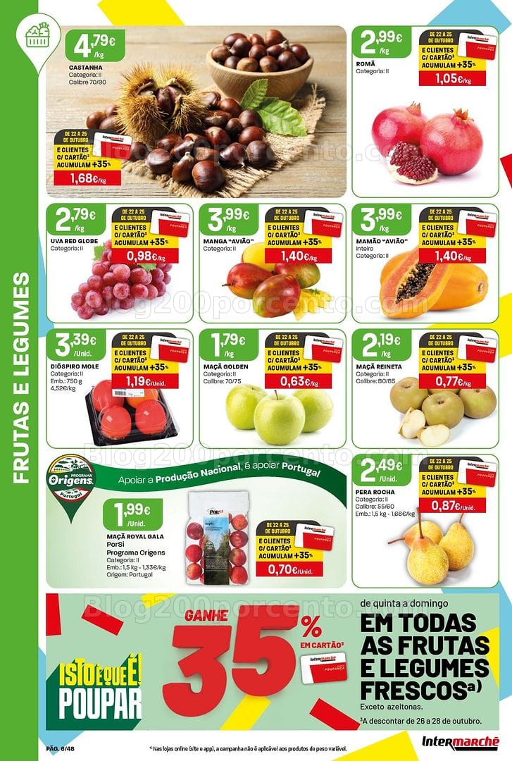 Antevisão Folheto INTERMARCHÉ Super Promoções de 22 a 28 outubro