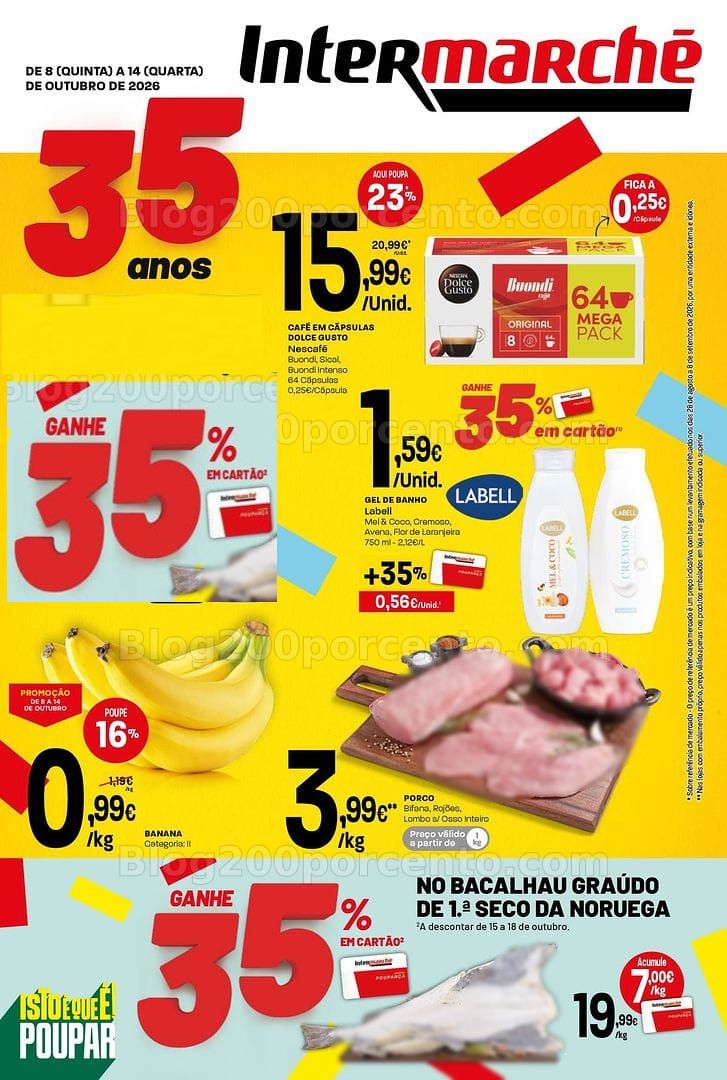 Antevisão Folheto INTERMARCHÉ Super Promoções de 8 a 14 outubro