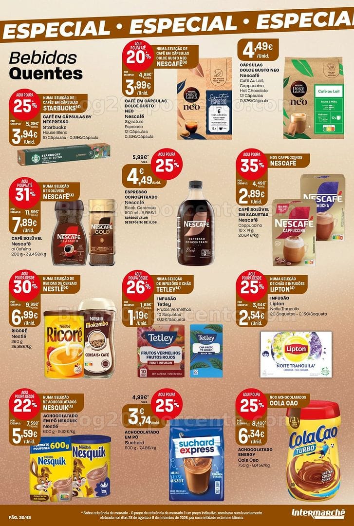 Antevisão Folheto INTERMARCHÉ Super Promoções de 8 a 14 outubro