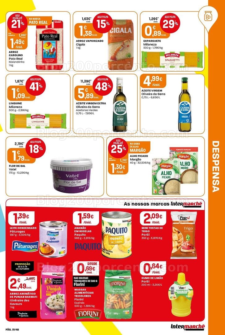 Antevisão Folheto INTERMARCHÉ Super Promoções de 8 a 14 outubro