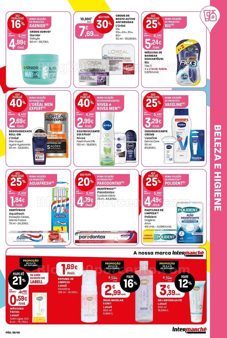 Antevisão Folheto INTERMARCHÉ Super Promoções de 8 a 14 outubro