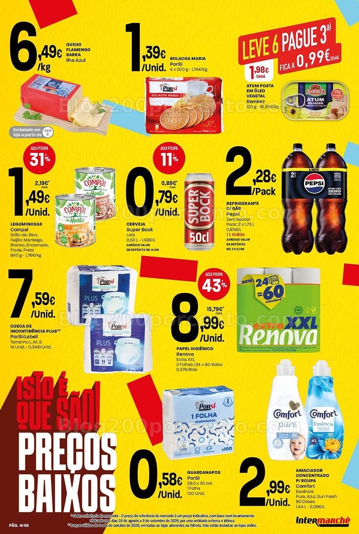 Antevisão Folheto INTERMARCHÉ Super Promoções de 8 a 14 outubro