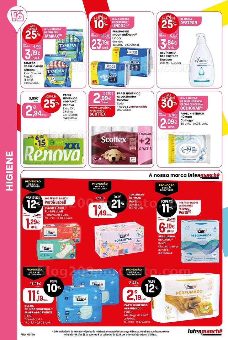 Antevisão Folheto INTERMARCHÉ Super Promoções de 8 a 14 outubro