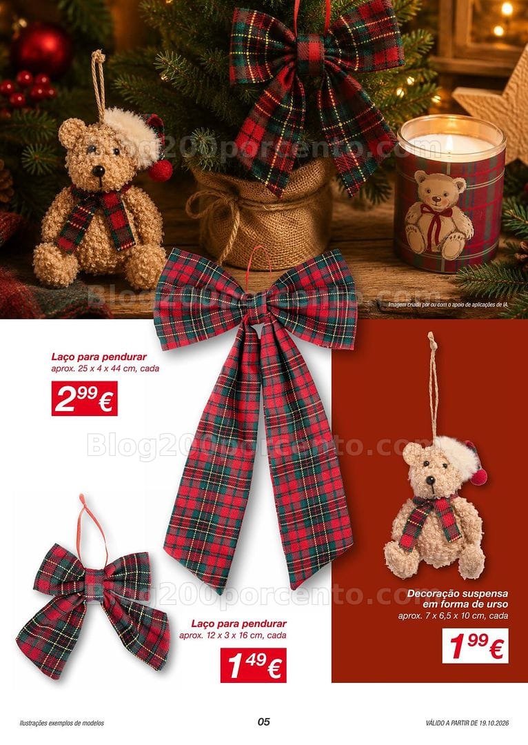 Antevisão Folheto KIK Decoração e Ofertas de Natal Promoções a partir de 19 outubro