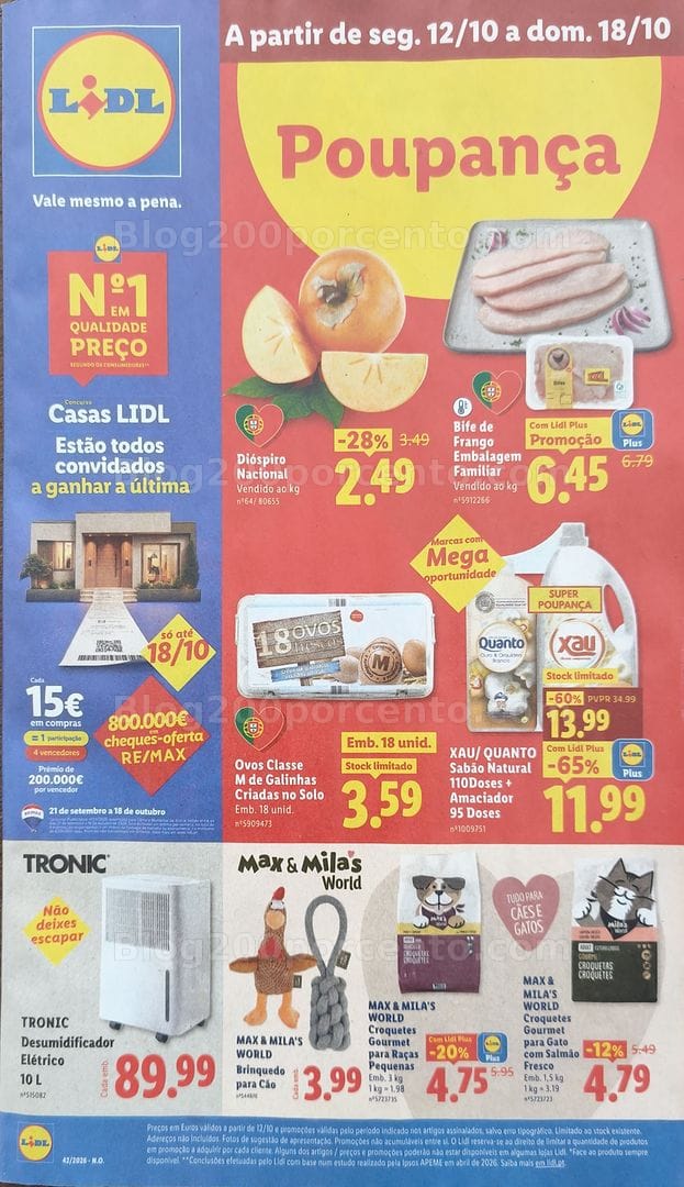 Antevisão Folheto LIDL Promoções de 12 a 18 outubro