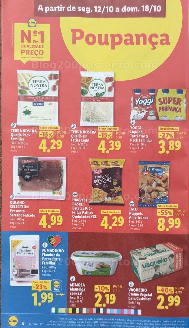 Antevisão Folheto LIDL Promoções de 12 a 18 outubro