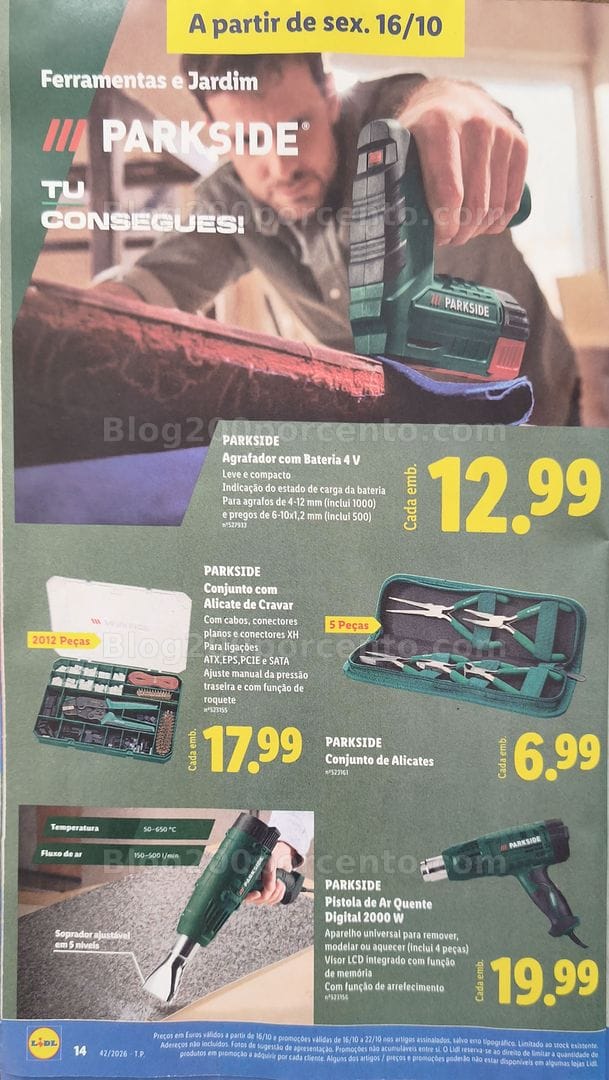 Antevisão Folheto LIDL Promoções Fim de Semana - 16 a 18 outubro
