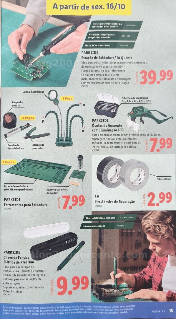 Antevisão Folheto LIDL Promoções Fim de Semana - 16 a 18 outubro