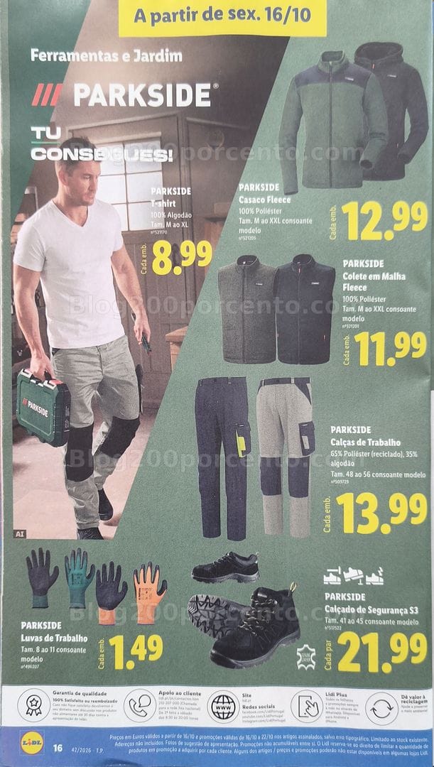 Antevisão Folheto LIDL Promoções Fim de Semana - 16 a 18 outubro