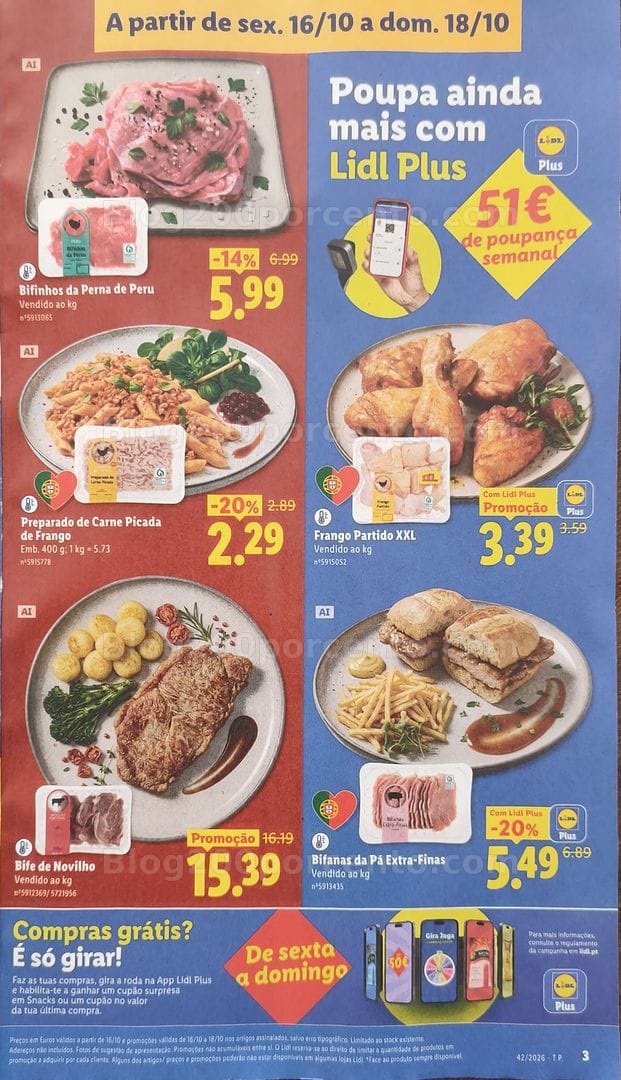Antevisão Folheto LIDL Promoções Fim de Semana - 16 a 18 outubro